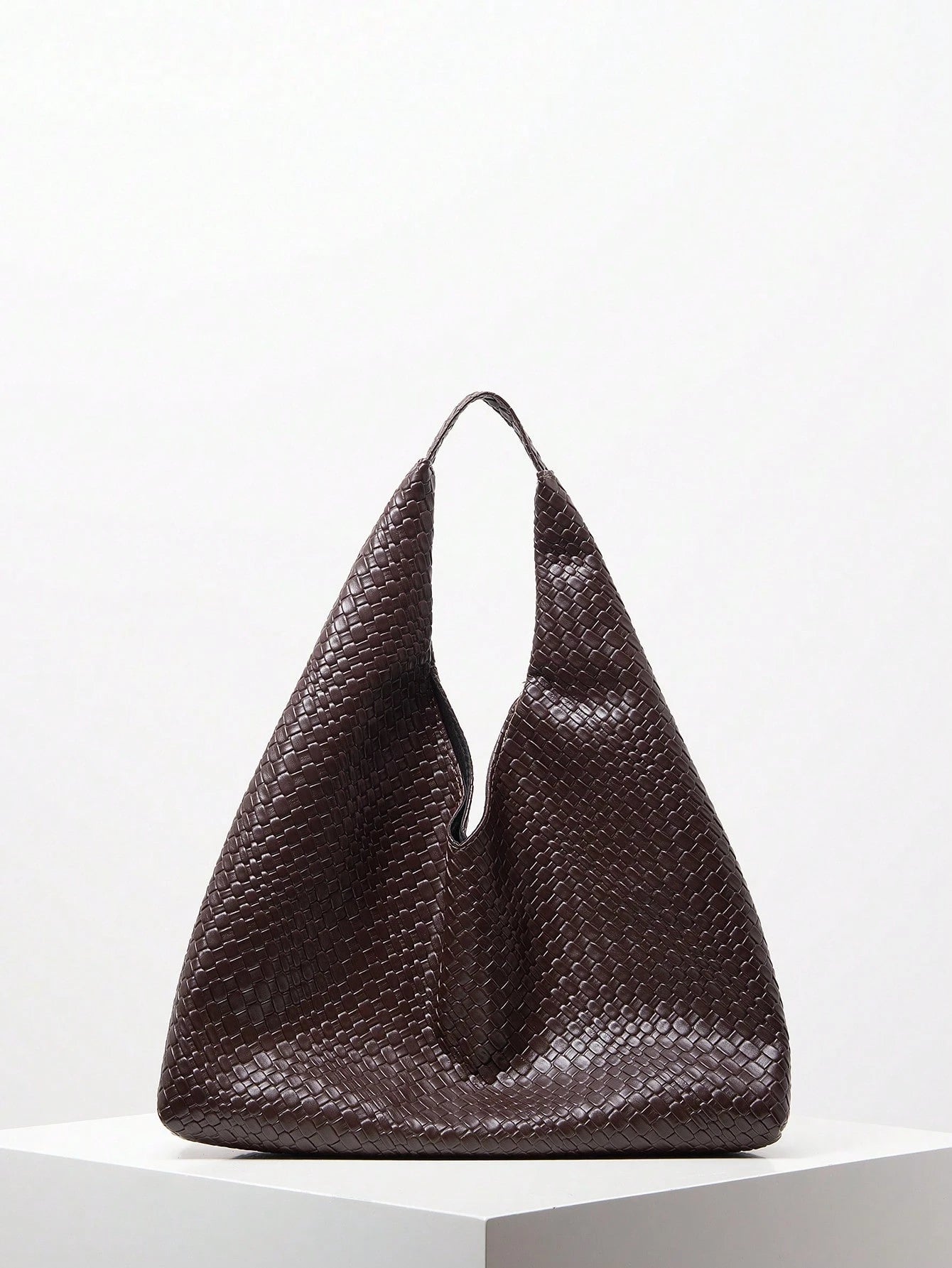 Bolsa de Ombro Trançada Vintage,