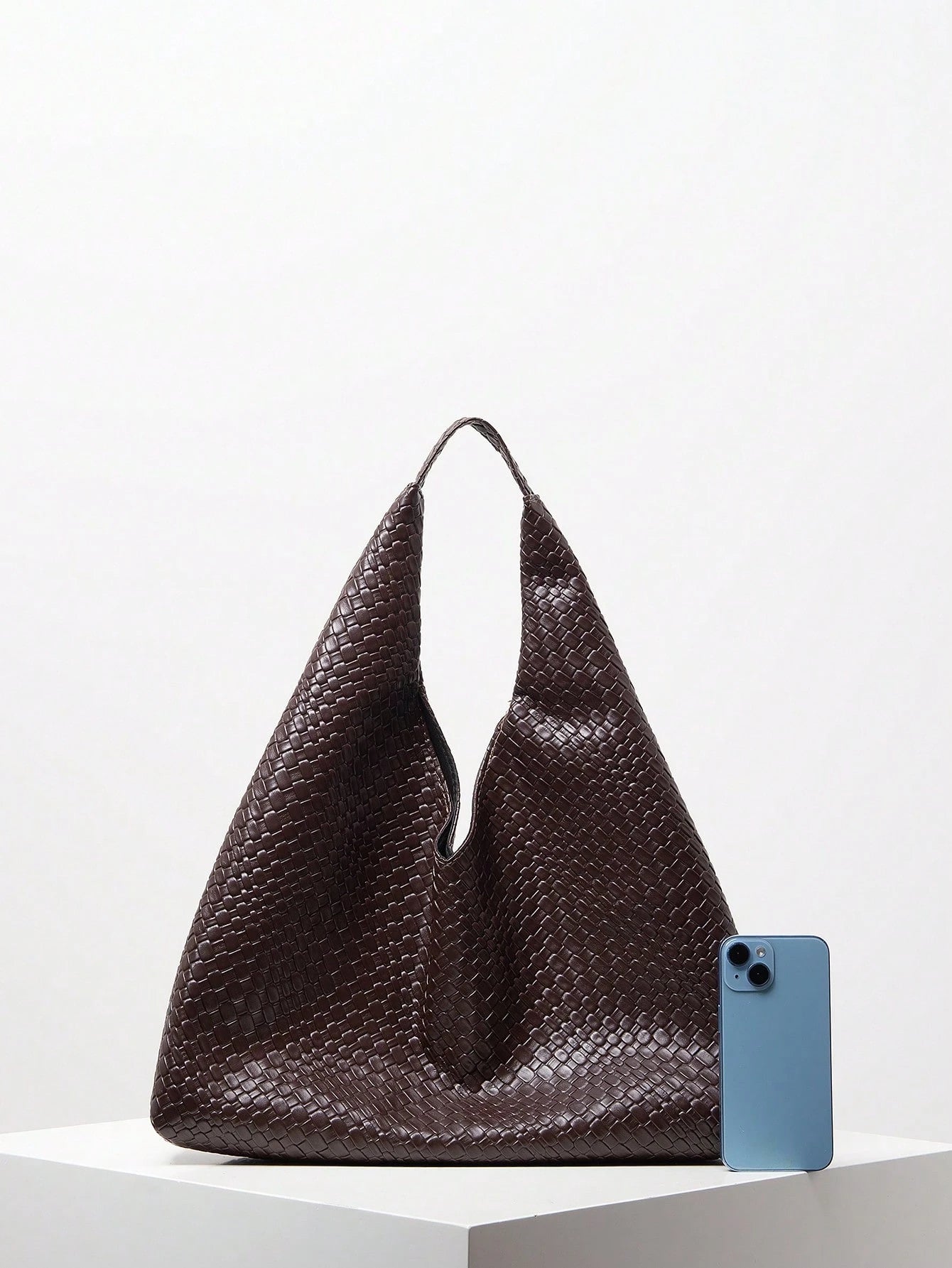 Bolsa de Ombro Trançada Vintage,