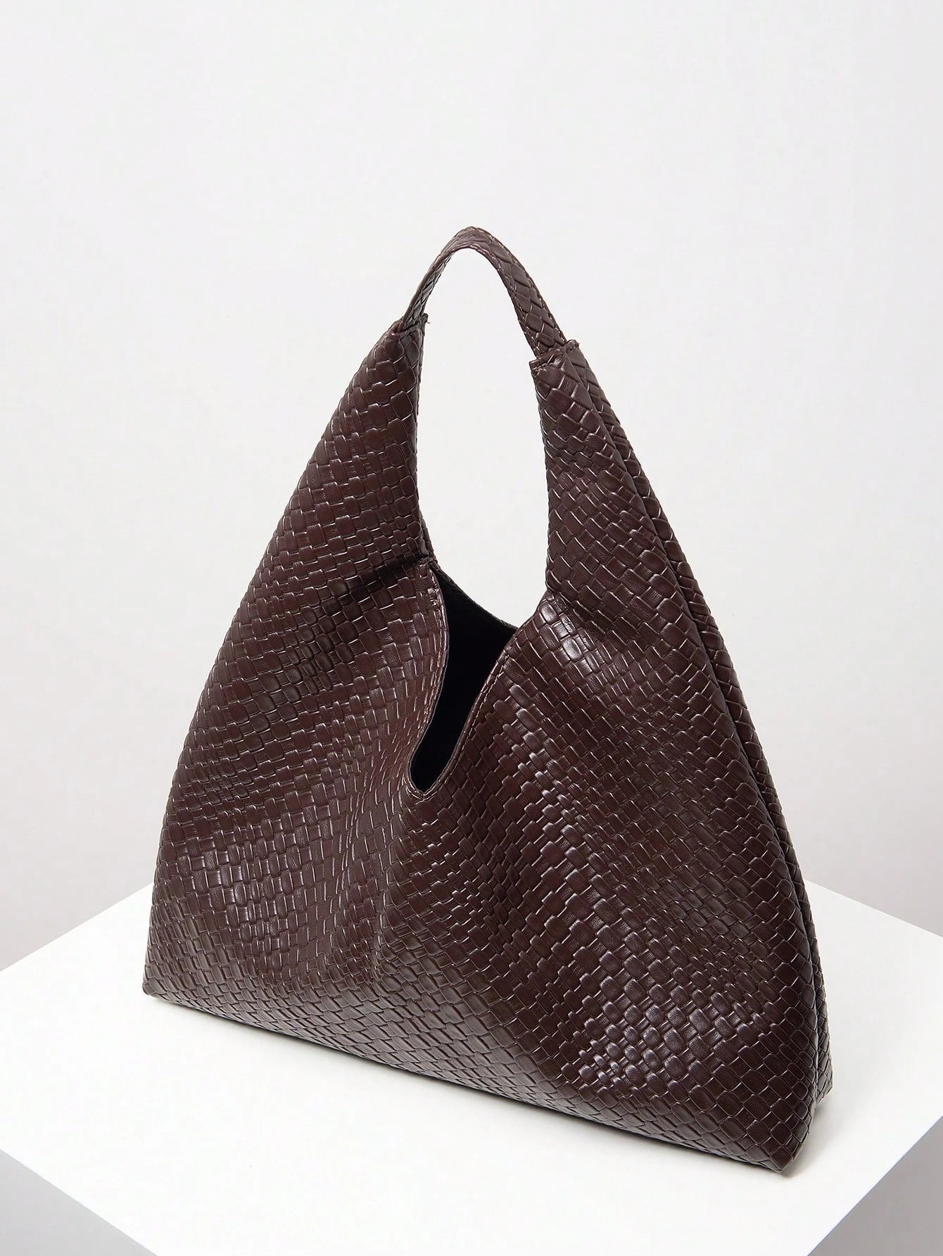Bolsa de Ombro Trançada Vintage,
