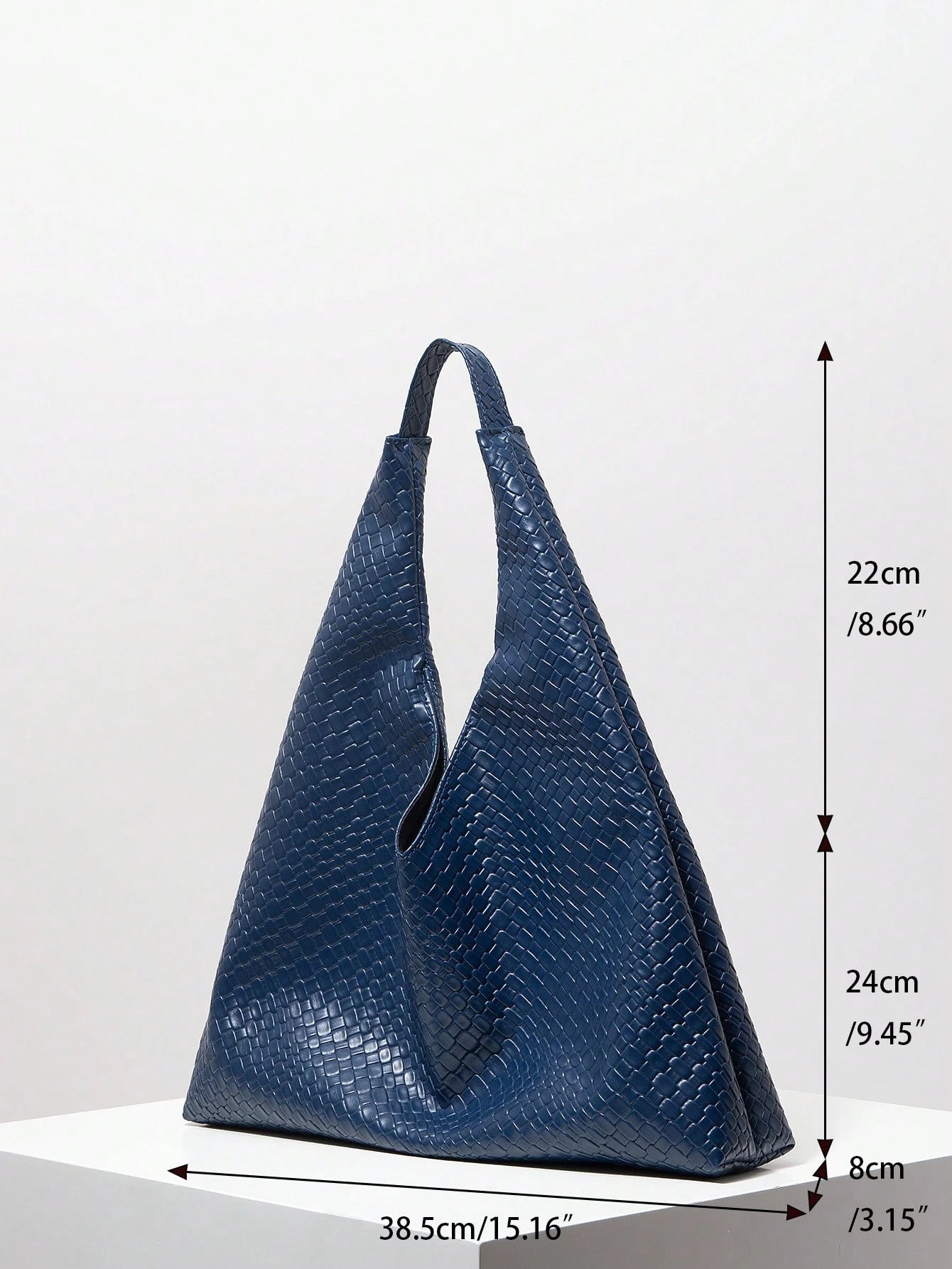 Bolsa de Ombro Trançada Vintage,