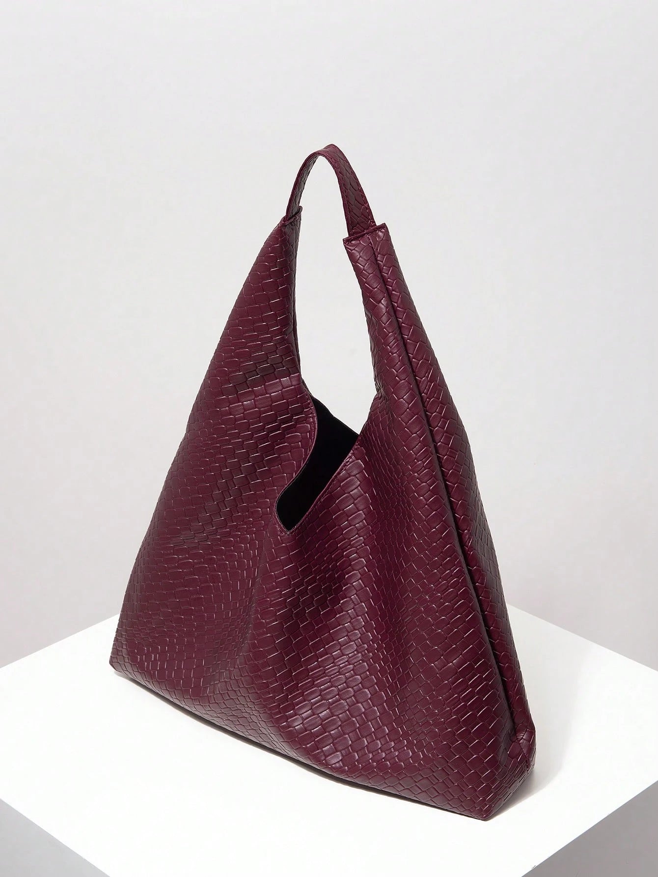 Bolsa de Ombro Trançada Vintage,