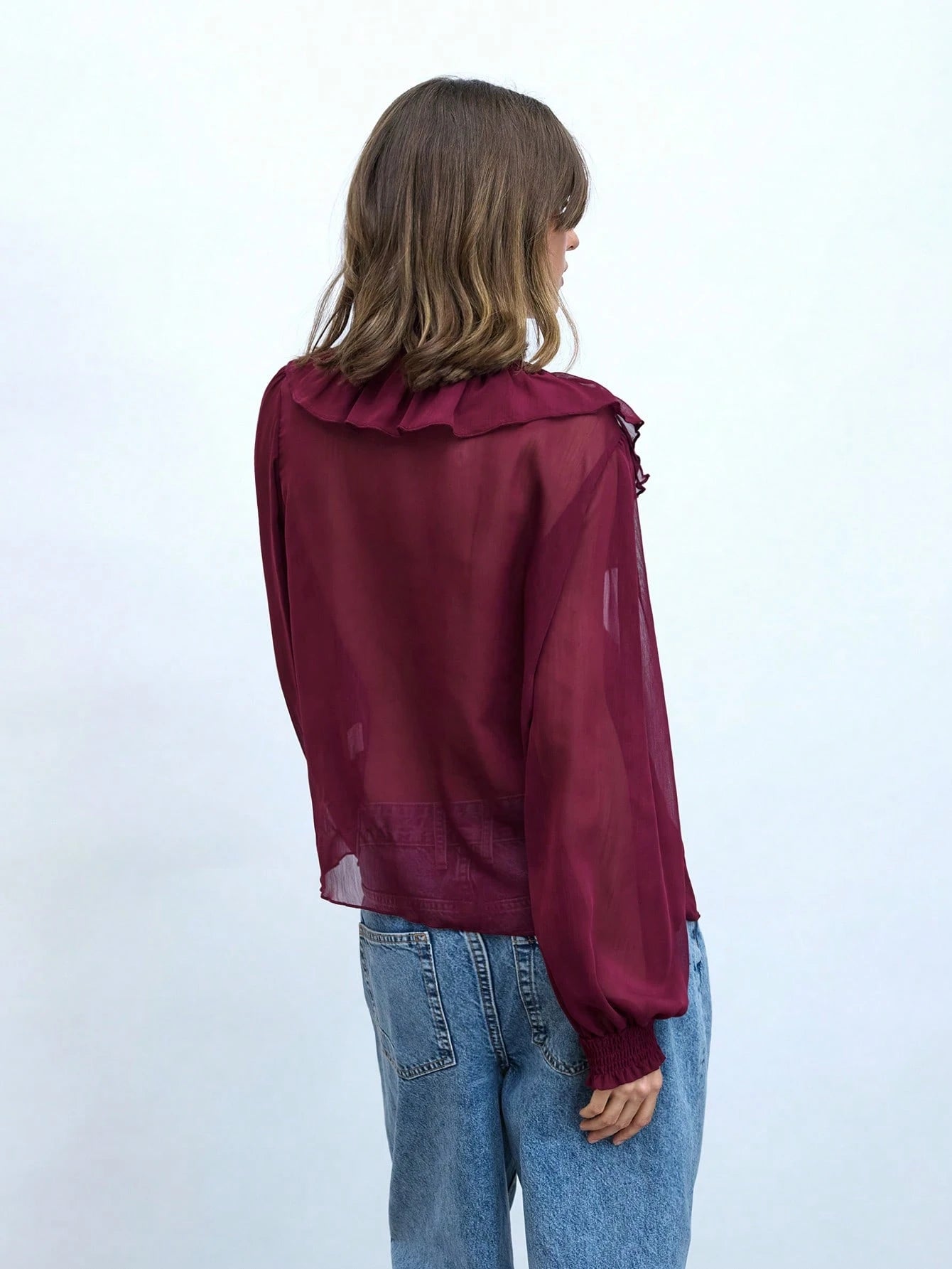Camisa de Chiffon