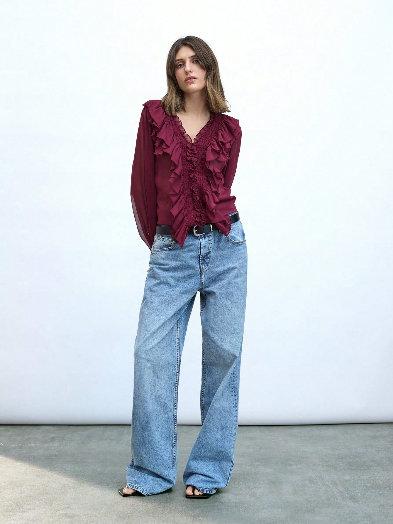 Camisa de Chiffon