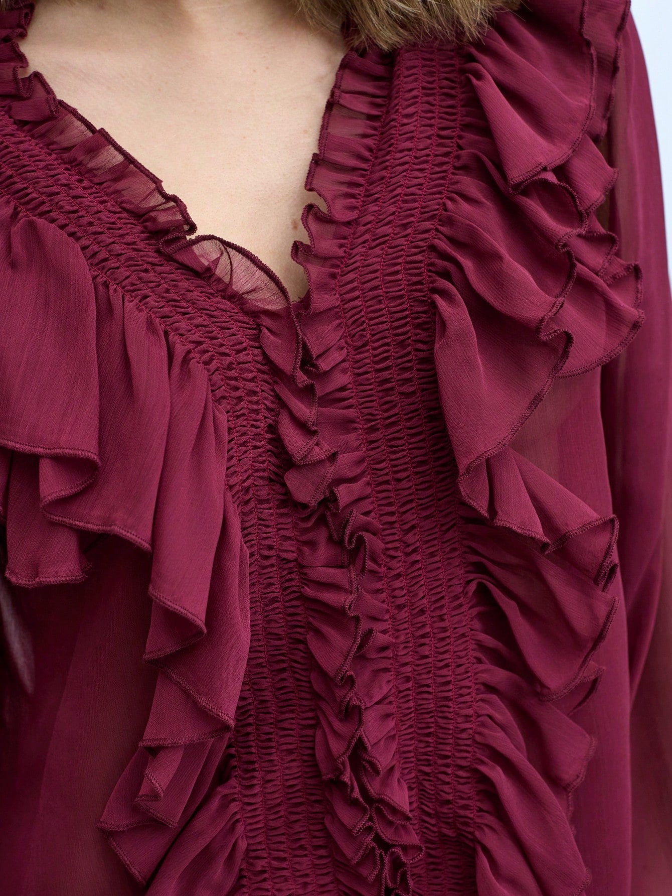 Camisa de Chiffon