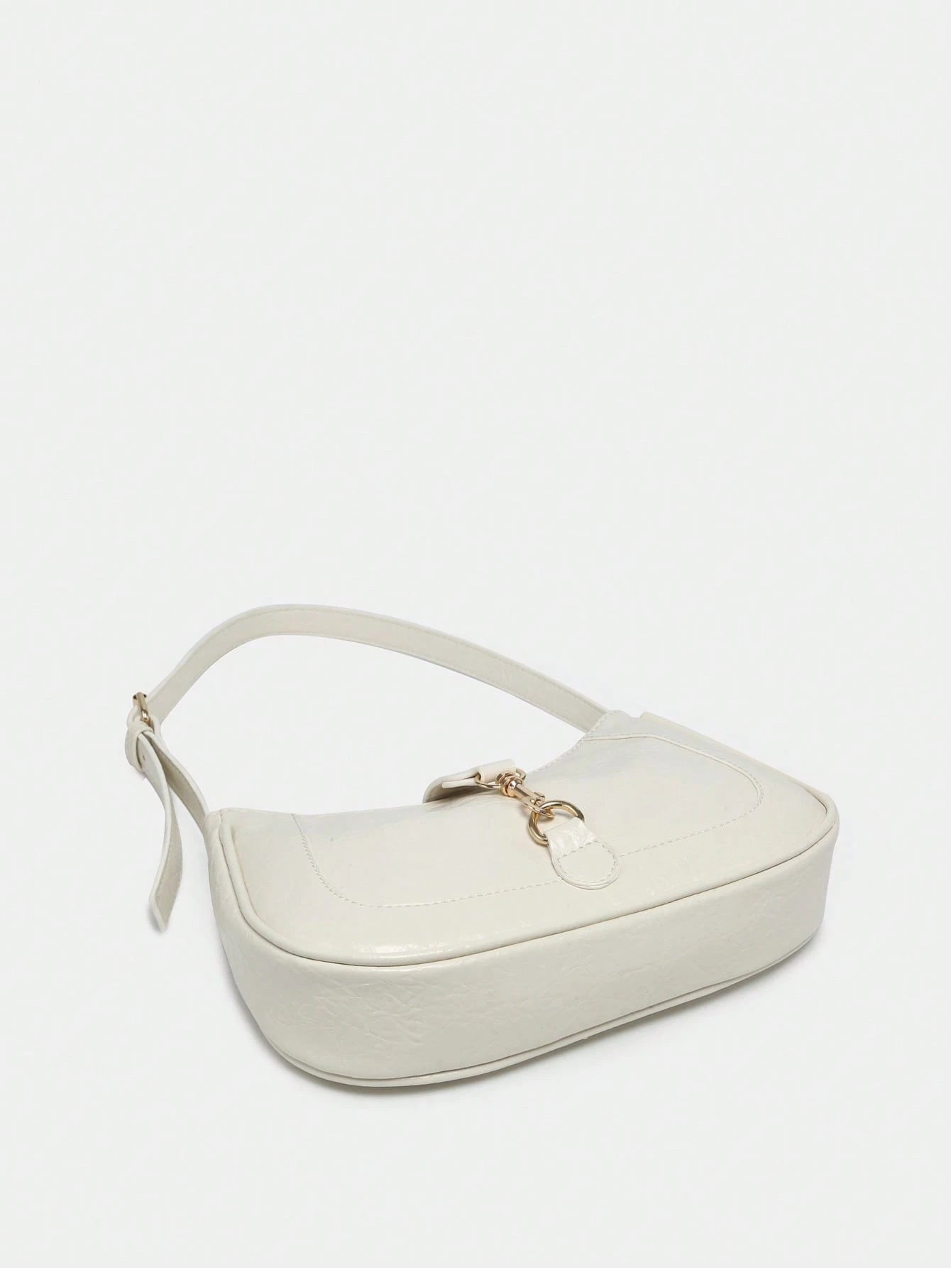 Novachic, 1 peça Bolsa em formato de Meia Lua Retrô Minimalista com Gancho Decorativo e Alça de Ombro Ajustável, Adequada para Data, Passeio, Festa