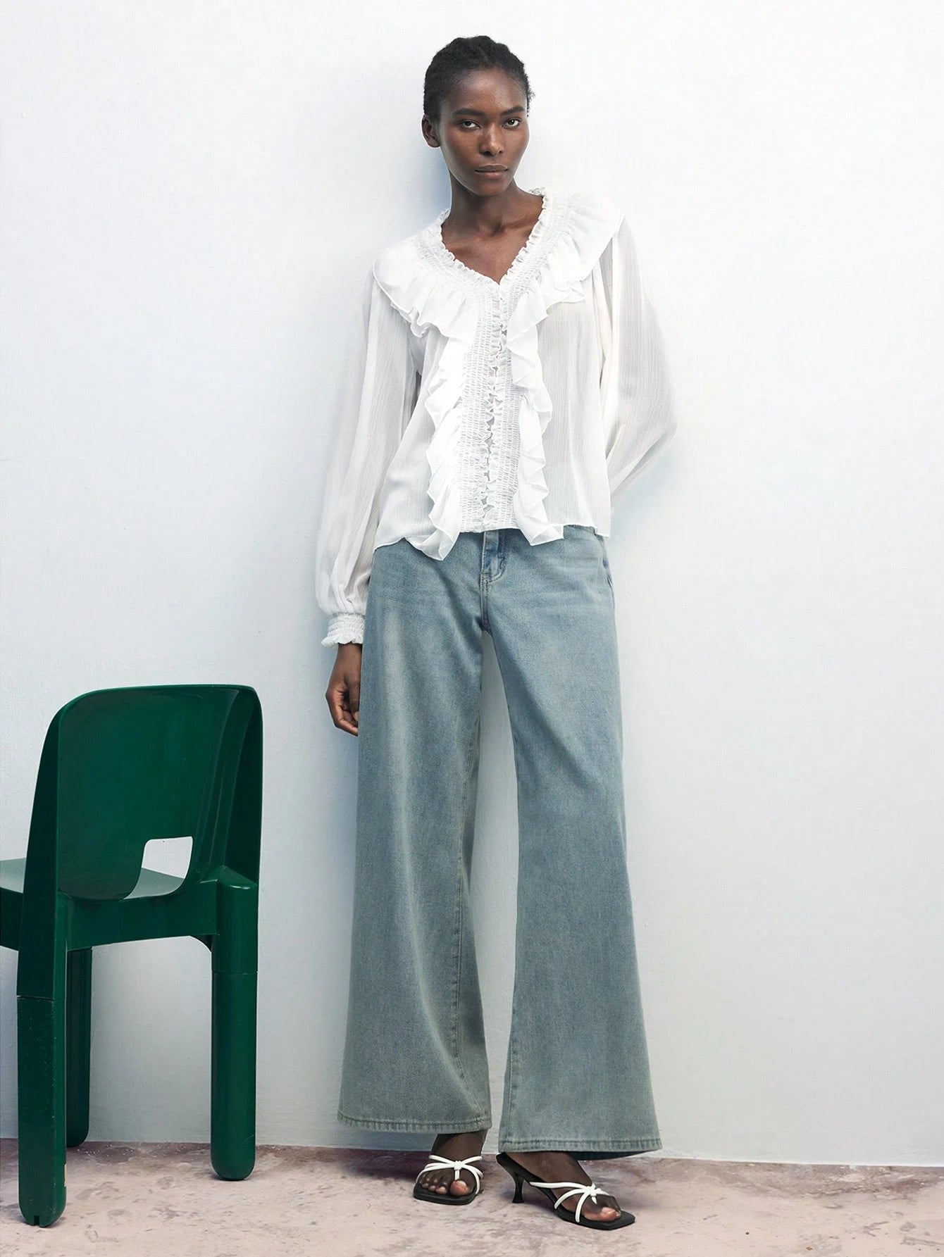 Camisa de Chiffon