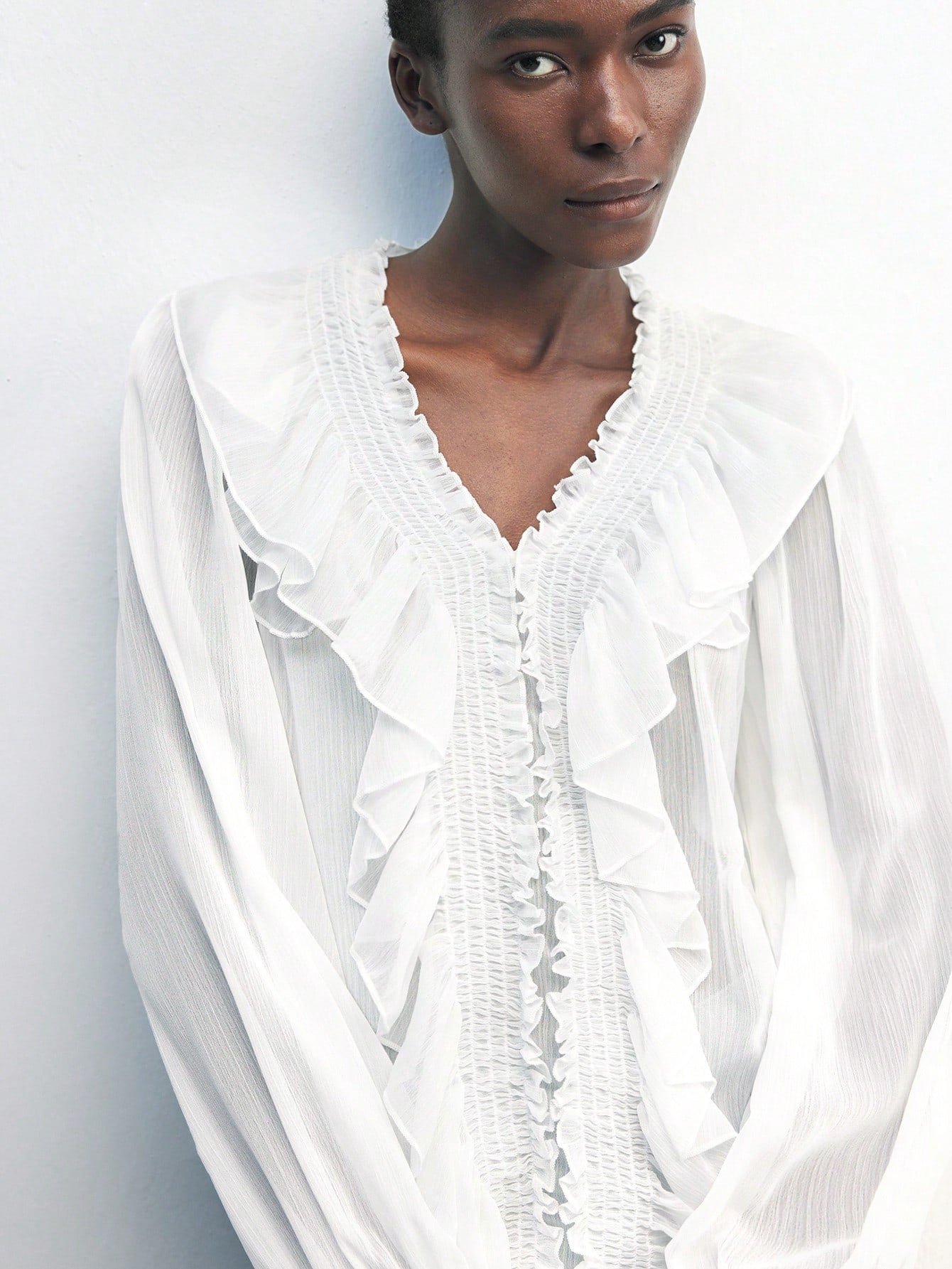 Camisa de Chiffon