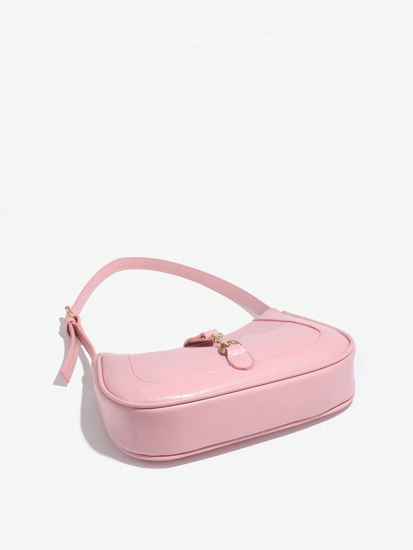Novachic, 1 peça Bolsa em formato de Meia Lua Retrô Minimalista com Gancho Decorativo e Alça de Ombro Ajustável, Adequada para Data, Passeio, Festa