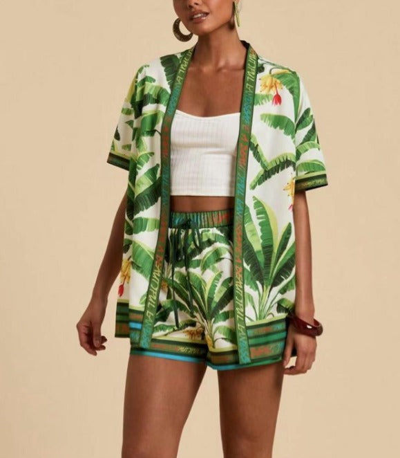 Conjunto Costa Tropical – Estilo, Frescor e Liberdade em Um Só Look