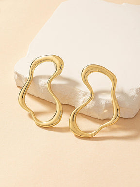 Brinco Orgânico Dourado 