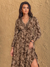 Rusttydustty Vestido Floral Boêmio Feminino com 