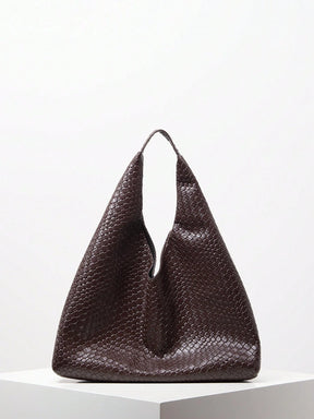 Bolsa de Ombro Trançada Vintage,