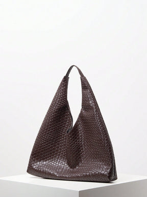 Bolsa de Ombro Trançada Vintage,