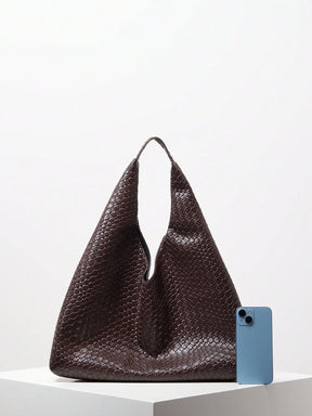Bolsa de Ombro Trançada Vintage,