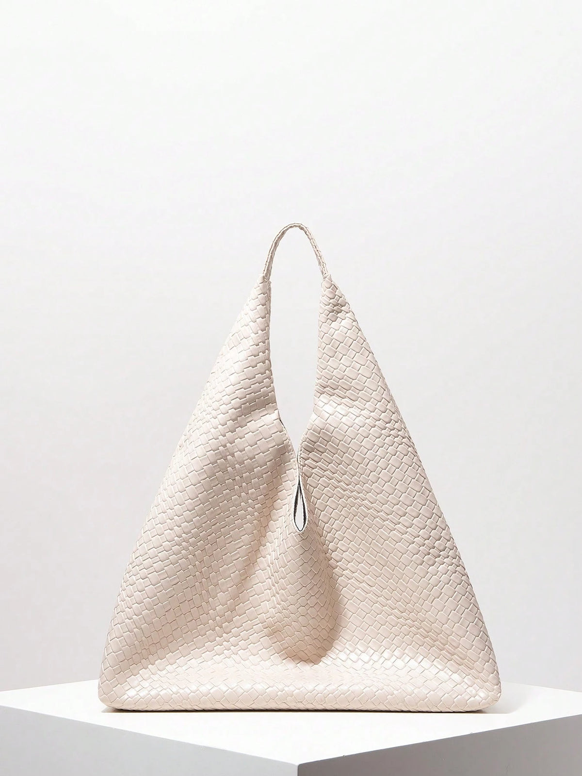 Bolsa de Ombro Trançada Vintage,