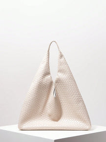 Bolsa de Ombro Trançada Vintage,
