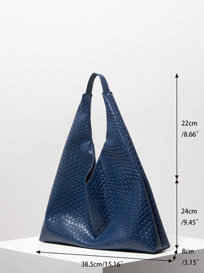 Bolsa de Ombro Trançada Vintage,