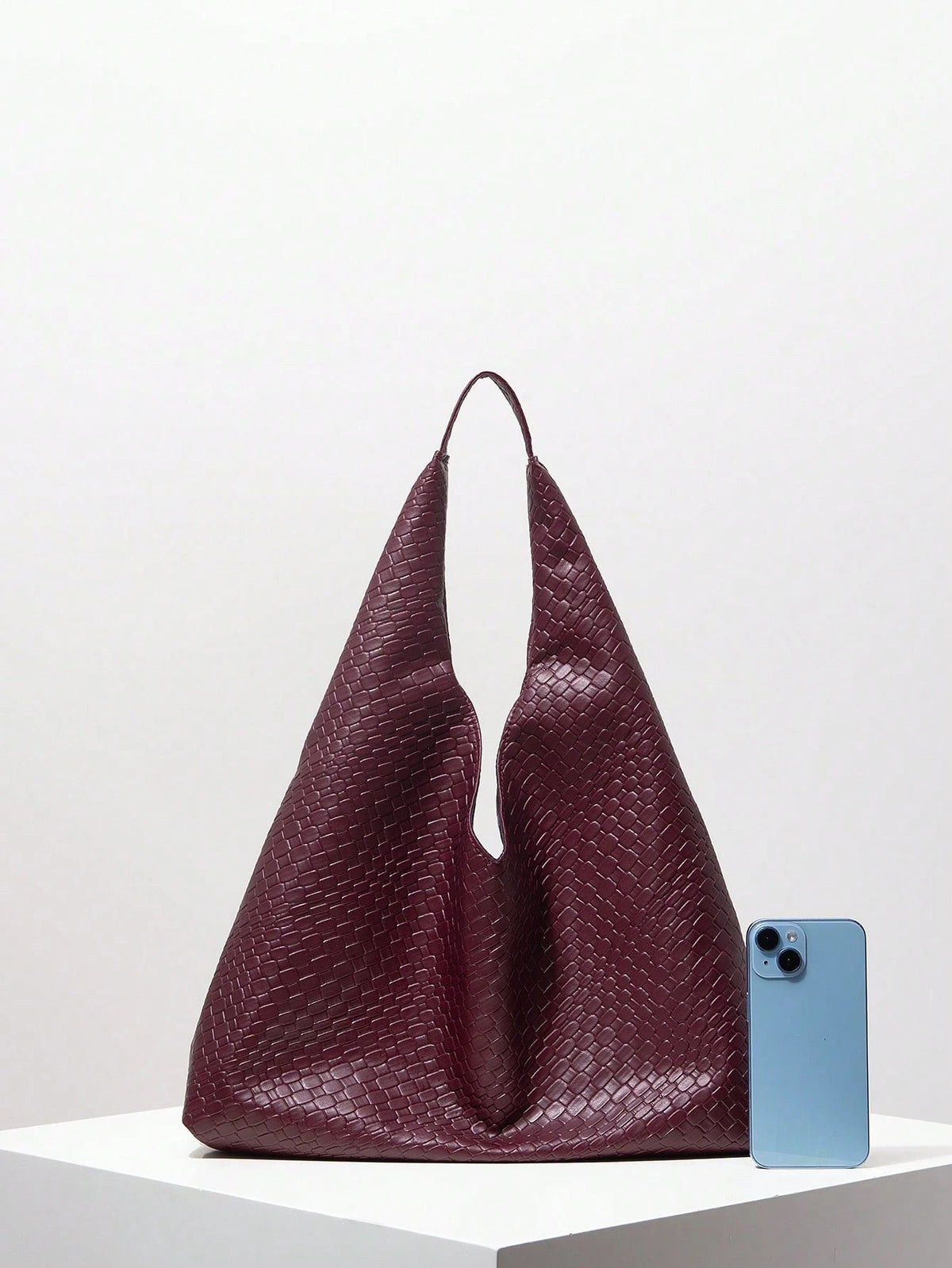 Bolsa de Ombro Trançada Vintage,
