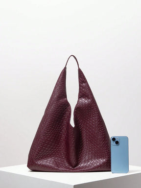 Bolsa de Ombro Trançada Vintage,