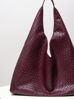 Bolsa de Ombro Trançada Vintage,