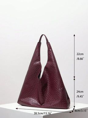 Bolsa de Ombro Trançada Vintage,