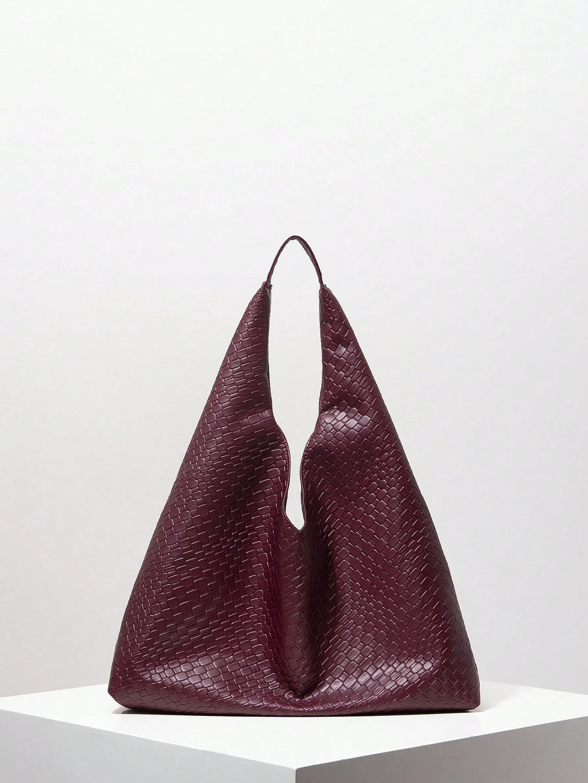 Bolsa de Ombro Trançada Vintage,