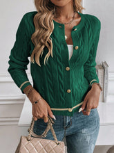SHEIN LUNE Cardigan Casual Simples Feminino, 