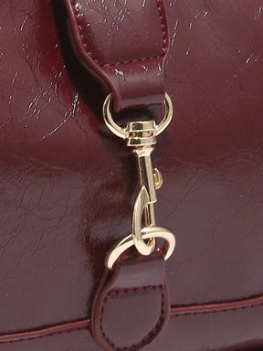 Novachic, 1 peça Bolsa em formato de Meia Lua Retrô Minimalista com Gancho Decorativo e Alça de Ombro Ajustável, Adequada para Data, Passeio, Festa