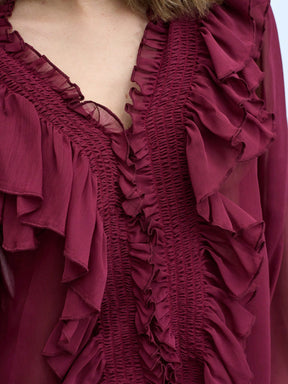 Camisa de Chiffon 