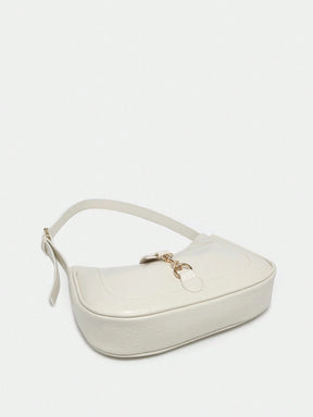 Novachic, 1 peça Bolsa em formato de Meia Lua Retrô Minimalista com Gancho Decorativo e Alça de Ombro Ajustável, Adequada para Data, Passeio, Festa