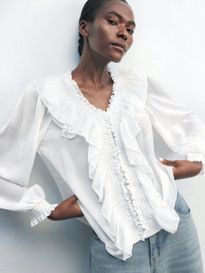 Camisa de Chiffon 