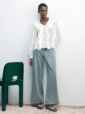 Camisa de Chiffon 