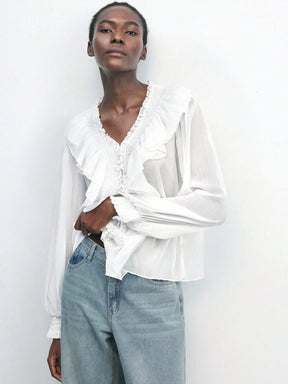 Camisa de Chiffon 
