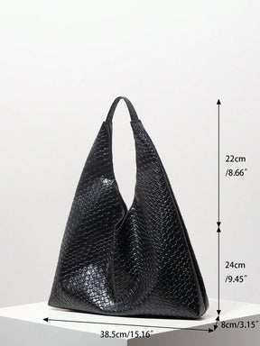 Bolsa de Ombro Trançada Vintage,