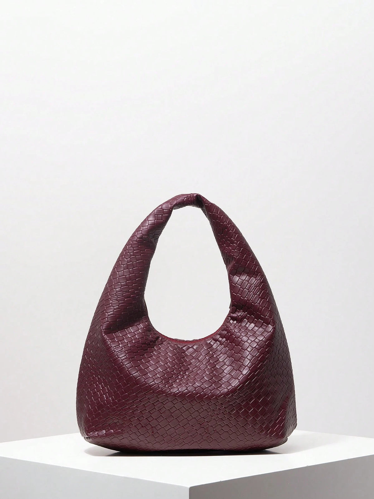Bolsa Amalfi | Bolsa Hobo Feminina Texturizada, Elegante e Atemporal - Menta Chic