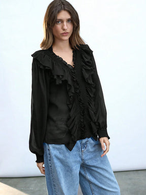 Camisa de Chiffon 
