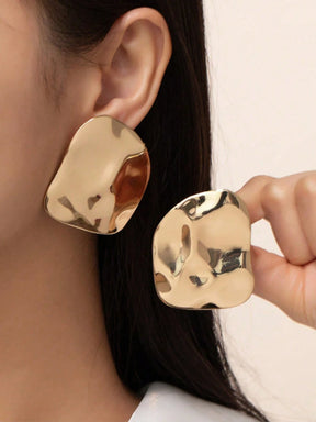 Brinco Dourado Oval