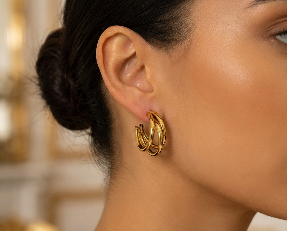 Brinco Essenza Dourado