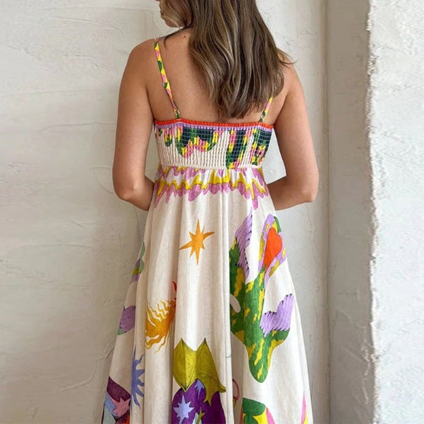 Vestido Tela Viva – Longo, Estampado e Leve