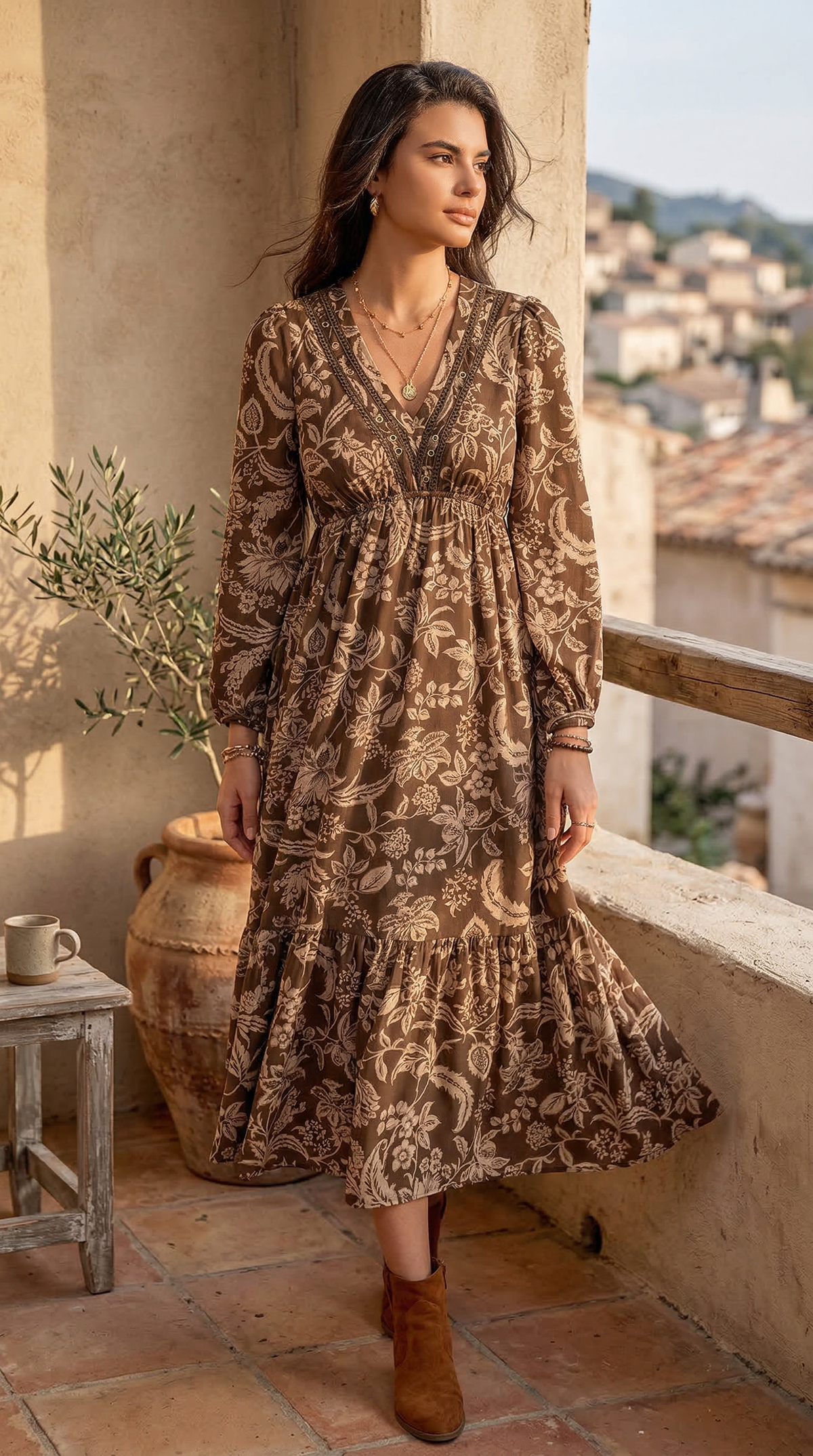 Vestido Provence - onde a liberdade floresce