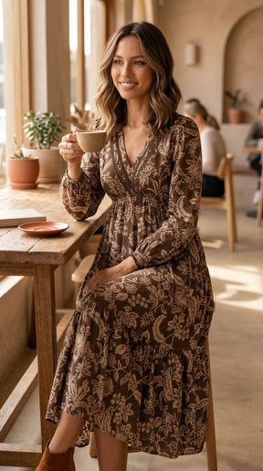 Vestido Provence - onde a liberdade floresce