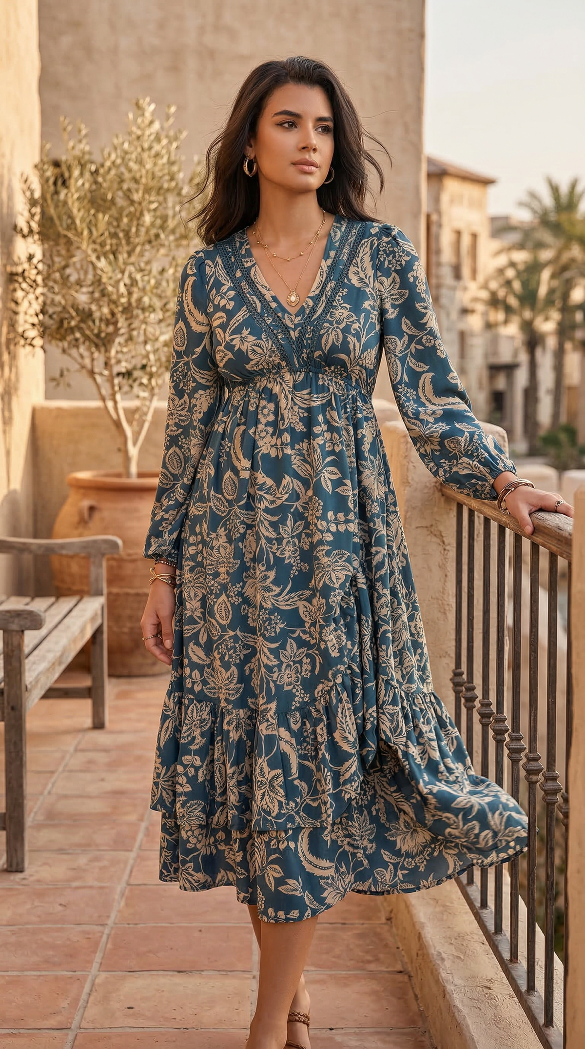 Vestido Provence - onde a liberdade floresce